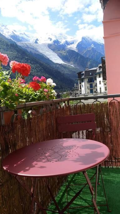 Studio Limbo Chamonix Hyper Centre Vue Imprenable Sur Le Mont-Blanc Exterior foto